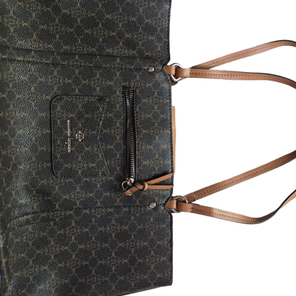 COPY - Nanette Lepore Black Patterned Shoulder Bag - Picture 2 of 6